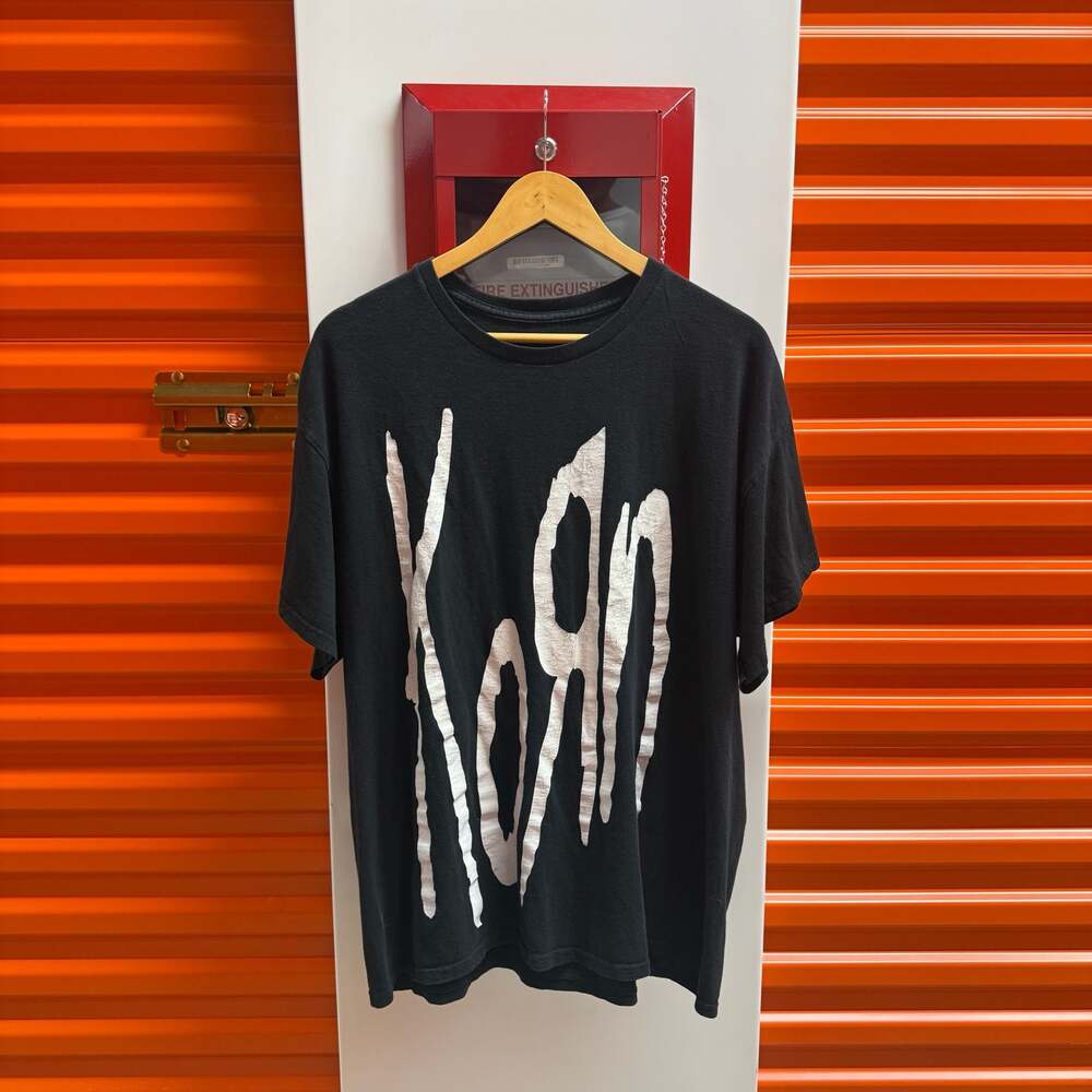 Korn Jumbo Logo Black Graphic Band T-Shirt